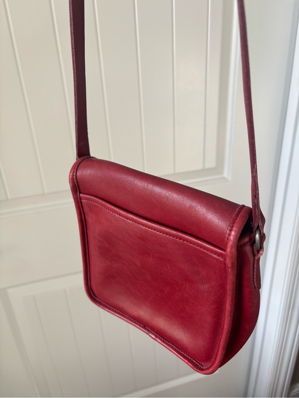Coach vintage legacy red crossbody purse 9076 - Picture 6 of 10